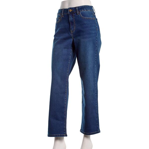 Womens Bleu Denim Straight Leg Jeans - image 