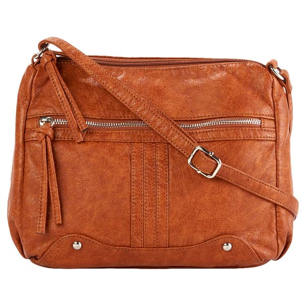 DS Fashion NY Washed Top Zip Crossbody - image 