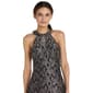 Petite R&M Richards Keyhole Neckline Glitter Lace Dress - image 3