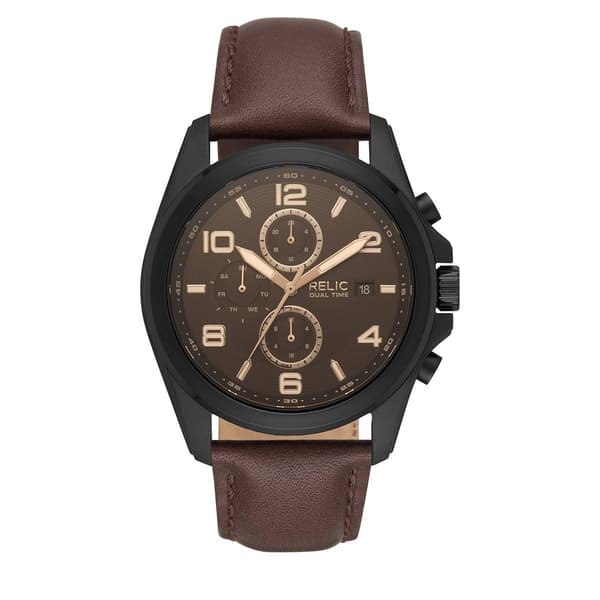 Mens RELIC by Fossil Daley Amber Crystal Watch - ZR15946 - image 