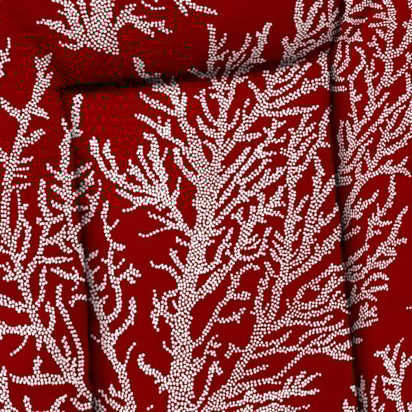 Jordan Manufacturing Seacoral Coastal High Back Chair Cushion