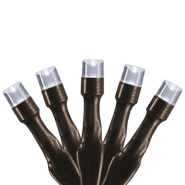 Northlight Seasonal 10ct. Pure White LED Wide Angle Lights - image 
