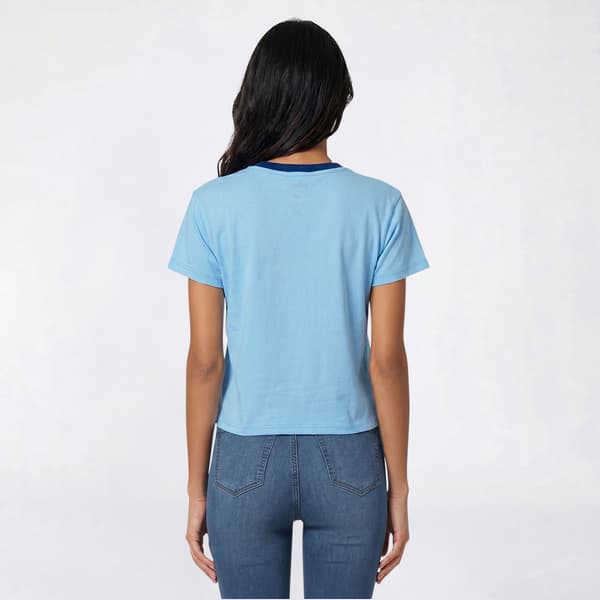 Juniors Freeze Stitch 02 Contrast Skimmer Tee
