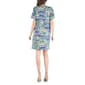 Womens 24/7 Comfort Apparel Loose Fit Paisley T-Shirt Dress - image 3