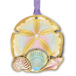 Beacon Design Sand Dollar Collage Ornament