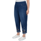 Plus Size Alfred Dunner Tuscany Pull On Aztec Embroidered Jeans - image 3