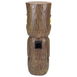 Northlight Seasonal Solar Polynesian Fire Tiki Statue