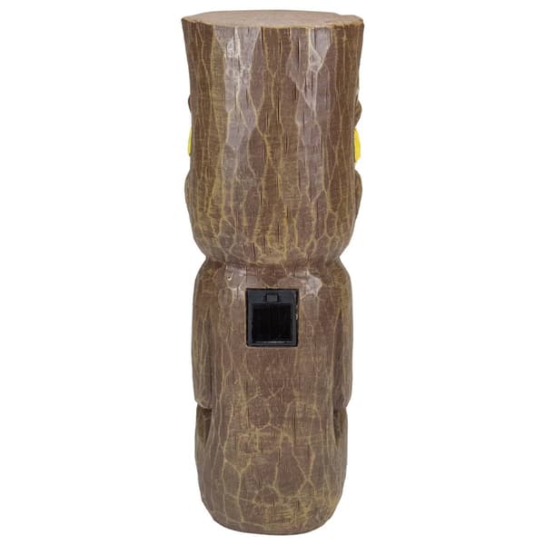 Northlight Seasonal Solar Polynesian Fire Tiki Statue