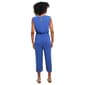 Petite Connected Apparel Sleeveless Tie Front Jumpsuit - image 2