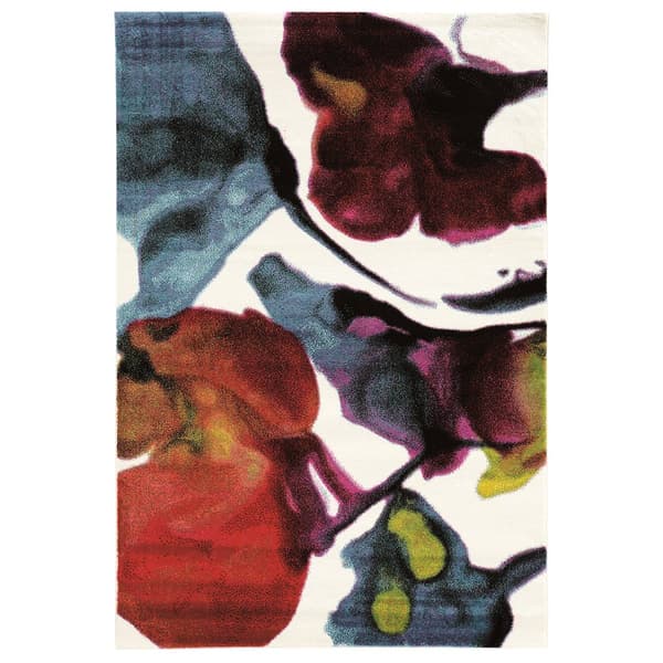 Linon Home Decor Masters Water Color Rectangle Area Rug - 8x10 - image 