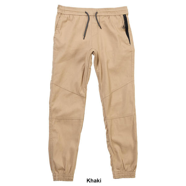 Boys (8-20) Brooklyn Cloth® Twill Joggers with Side Zip Pocket
