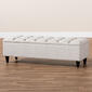 Baxton Brette Mid-Century Upholstered Storage Bench Ottoman - image 9