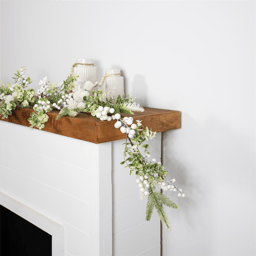 Northlight 5ft. Glittered Berries & Eucalyptus Christmas Garland