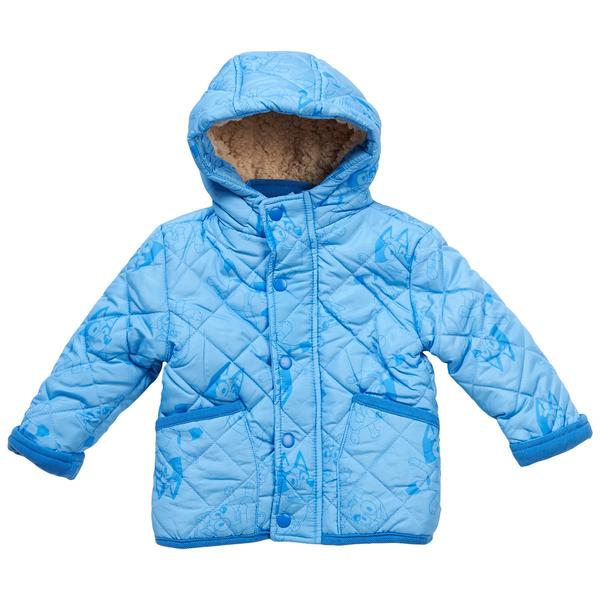 Toddler Boy Bluey Quilted Sherpa Jacket - image 
