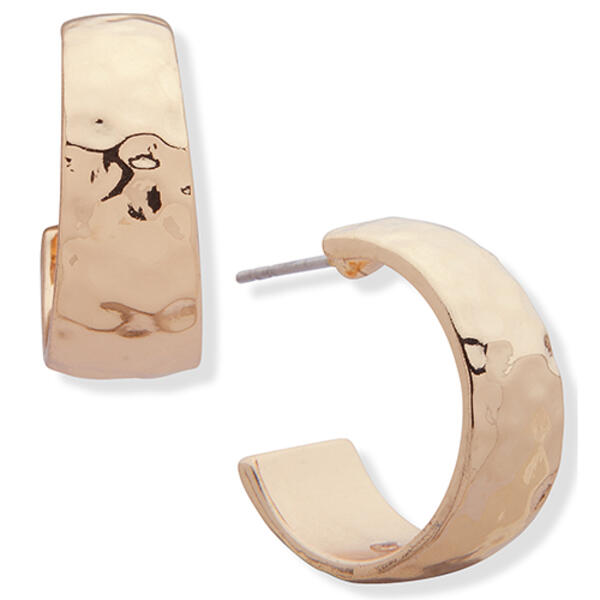 Nine West Gold-Tone Hoop Earrings - image 
