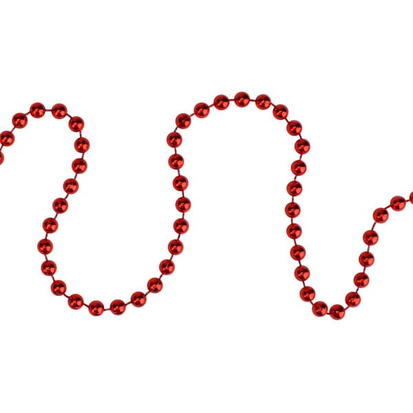 Northlight Seasonal Faceted Red Beaded Christmas Garland