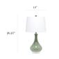 Simple Designs 26.2in. Ceramic Tear Drop Table Lamp - image 7