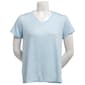Womens Jaclyn(R) Short Sleeve V-Neck with Side Slits Tee - image 1