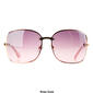 Womens USPA Metal Vented Oval Sunglasses with Chain Temple - image 2