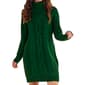 Womens Nina Leonard Long Sleeve Cowl Neck Sweater Dress - image 3