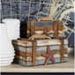 9th &amp; Pike® Brown Wood Coastal Boxes With Lids - Set Of 2 - image 3