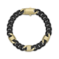 Mens Lynx Two-tone Stainless Steel 8mm Curb Chain Bracelet - image 4