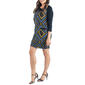 Womens 24/7 Comfort Apparel 3/4 Sleeve Pocket Shift Dress - image 3