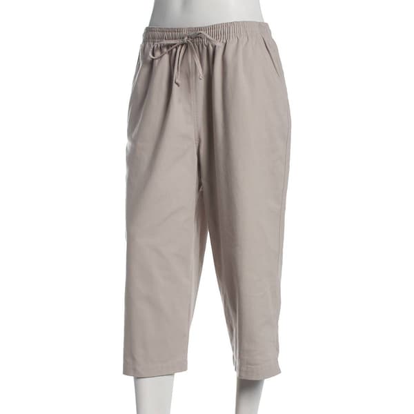 Petites Hasting &amp; Smith Drawcord Tie Pull-On Capris