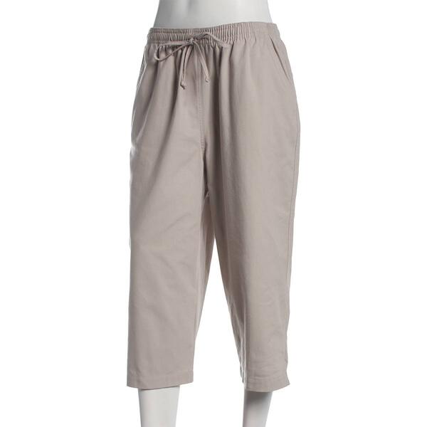 Petites Hasting &amp; Smith Drawcord Tie Pull-On Capris - image 