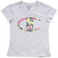 Girls (7-16) Champion(R) Floral Logo Graphic Tee - Marled - image 1