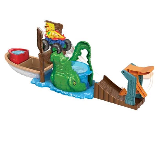 Hot Wheels&#174; Monster Trucks Swamp Chomp&#8482; Playset