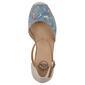 Womens White Mountain Mamba Floral Espadrille Wedge Sandals - image 4