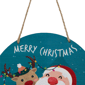 Northlight Santa & Reindeer "Merry Christmas" Disc Ornament - image 3