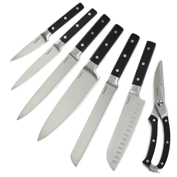 BergHOFF DiNA Gene 7pc. Stainless Steel Knife Set