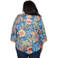 Plus Size Alfred Dunner Classics 3/4 Sleeve Garden Floral Blouse - image 2