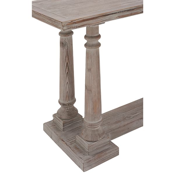 9th & Pike&#174; Rectangular Textured Wood Console Table