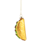 Northlight 3.5in. Taco Glass Christmas Ornament - image 6