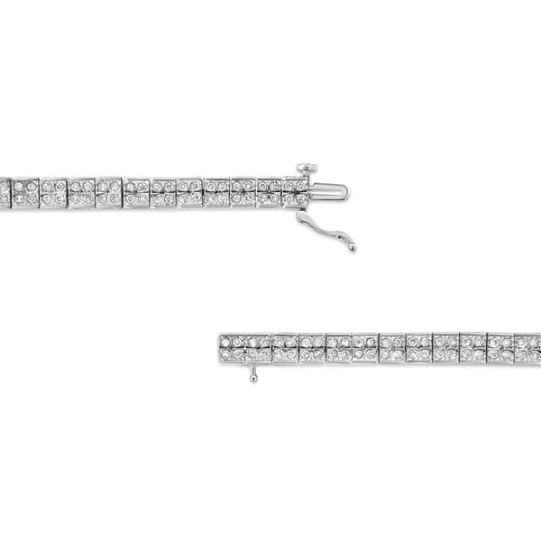 Haus of Brilliance  2.0ctw. Diamond 4 Stone Box Link Bracelet