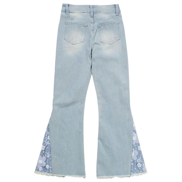 Girls (7-14) YMI Flare Lace Insert Jeans
