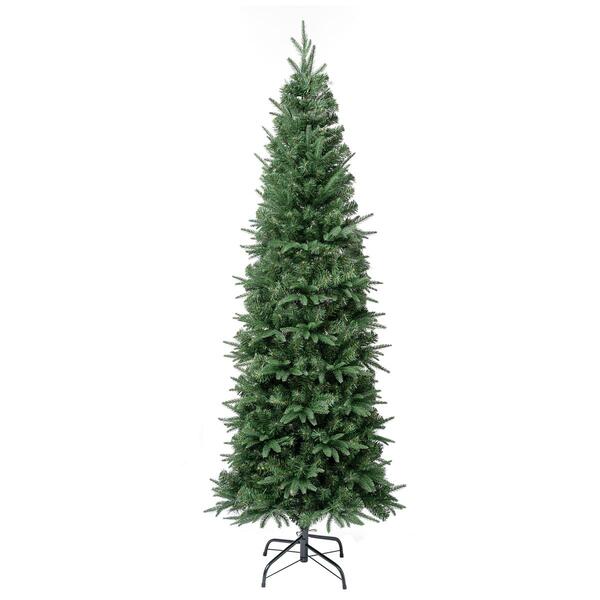 National Tree 6ft. Feel-Real&#40;R&#41; Duxbury Slim Mixed Christmas Tree - image 