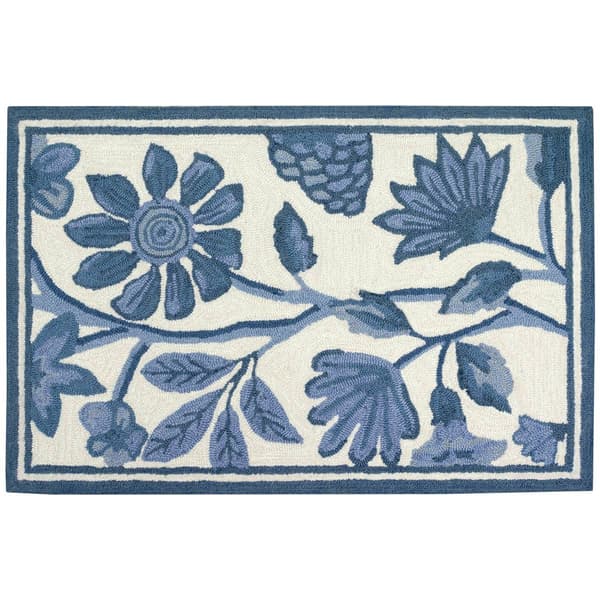Liora Manne Capri Floral Vine Rectangular Accent Rug