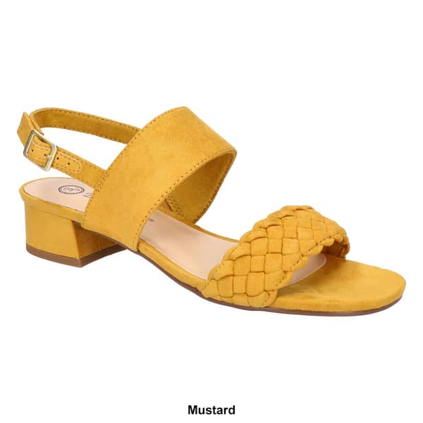 Womens Bella Vita Ellison Block Heel Slingback Sandals