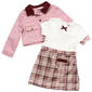 Toddler Girl Little Lass(R) 2pc. Plaid Skirt/Twill Jacket Dress Set - image 1