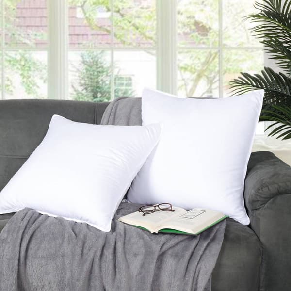 Superior 24in. Down Alternative Euro Pillows - Set of 2