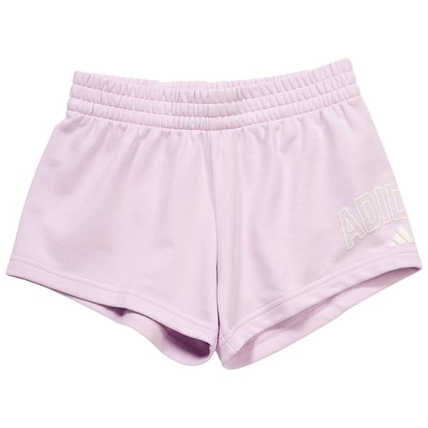Girls (7-16) adidas(R) Graphic French Terry Shorts - image 