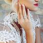Gemstone Classics&#8482; 10kt. White Gold Aquamarine Bridal Set - image 5