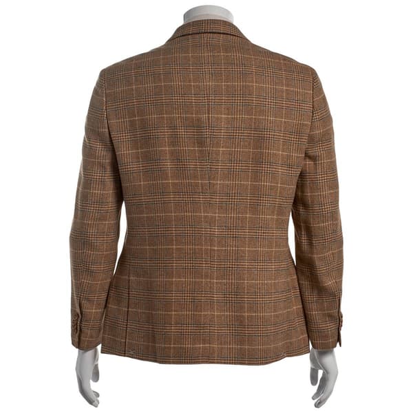 Mens Nautica Tan Plaid Suit Jacket