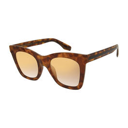 Womens Martha Stewart Plastic Cat Eye Temple Inlay Sunglasses