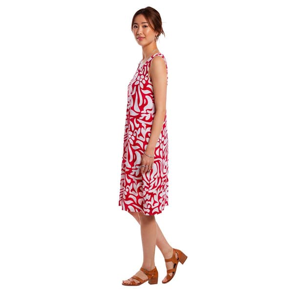 Womens Harlow & Rose Sleeveless Abstract Shift Dress
