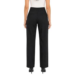 Womens Zac & Rachel Wide Waistband Pull On Bootcut Dress Pants